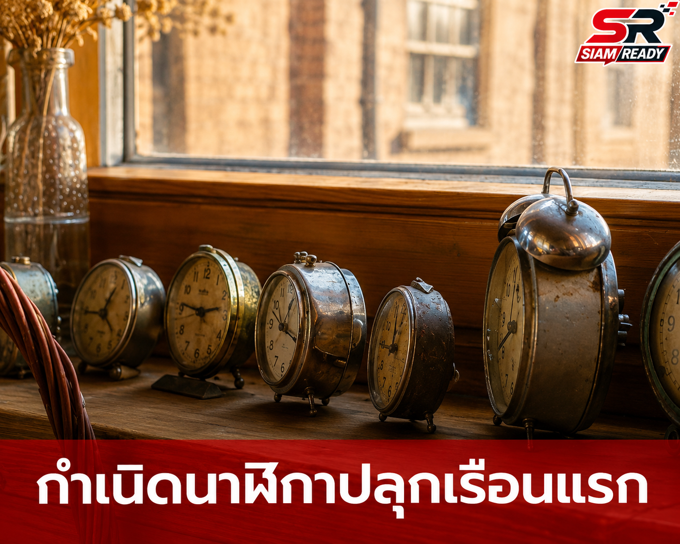 ย้อนรอยนาฬิกาปลุกเรือนแรกของโลก กับวิวัฒนาการการปลุกสุดแปลกในอดีต