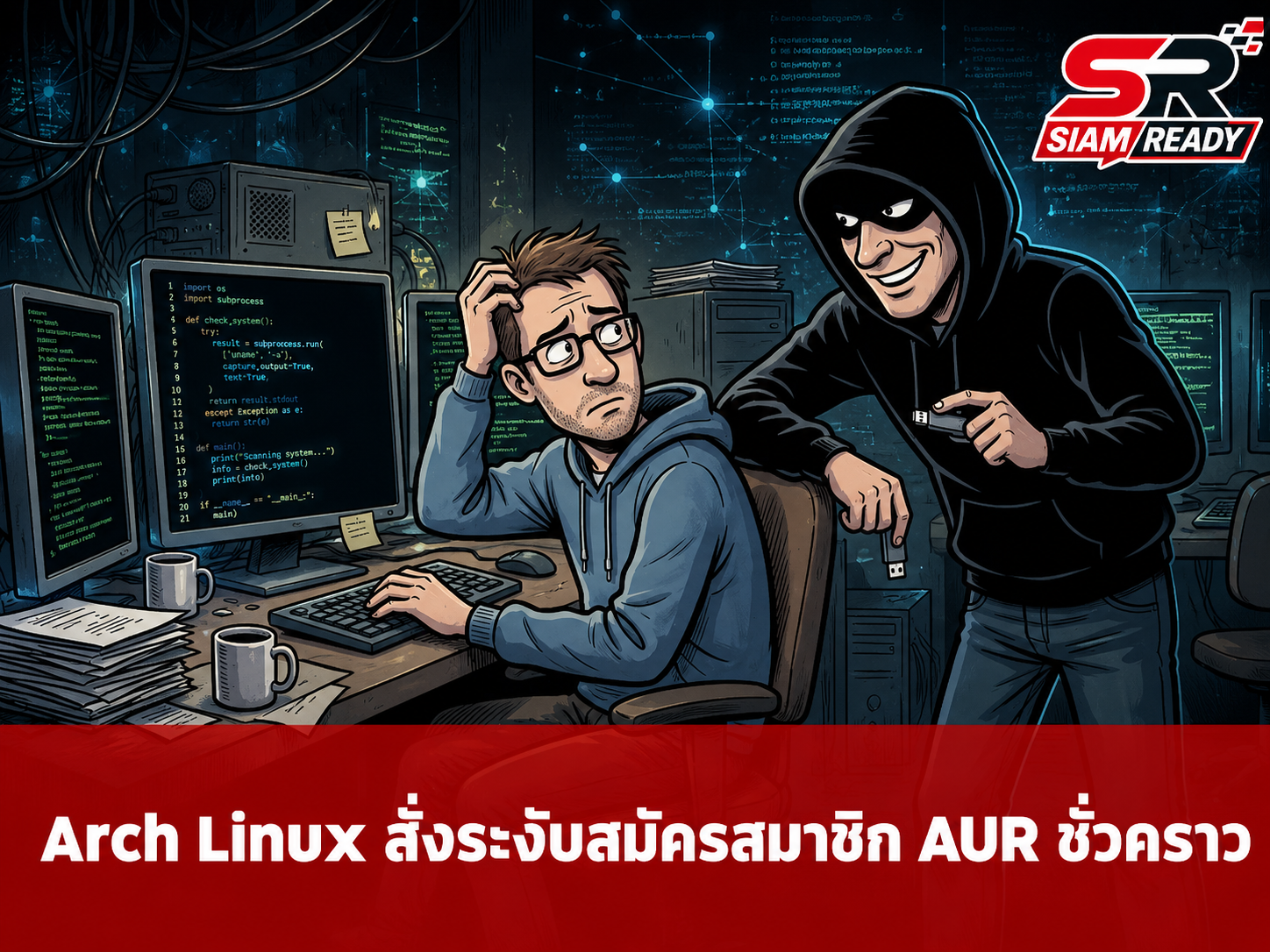 Arch Linux สั่งระงับสมัครสมาชิก AUR ชั่วคราว หลังตรวจพบความพยายามฝังมัลแวร์ในแพ็กเกจร้าง