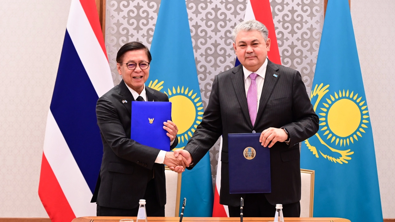 ไทย-คาซัคสถาน จับมือลงนาม Roadmap 2027-2028 ขยายความร่วมมือเศรษฐกิจ-ท่องเที่ยว