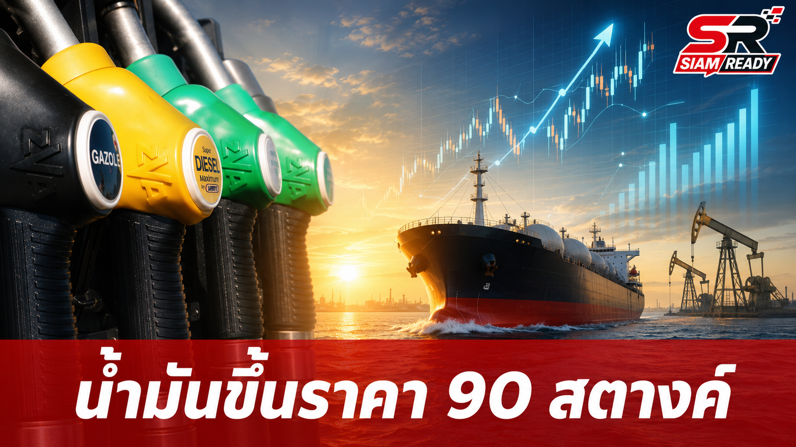 กบน. ประกาศขึ้นราคาน้ำมันหน้าปั๊ม 90 สตางค์ต่อลิตร มีผล 23 ก.ค. 2569