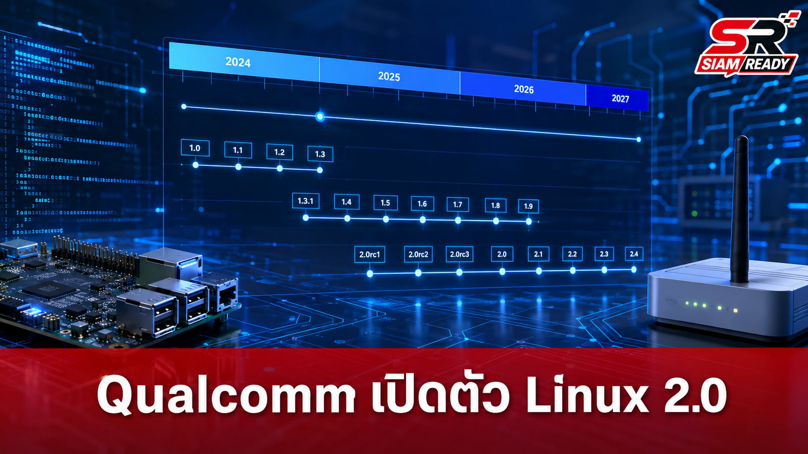 Qualcomm ยกระดับซอฟต์แวร์ IoT เปิดตัว Qualcomm Linux 2.0 ปรับโฉมสู่การพัฒนาแบบเปิด